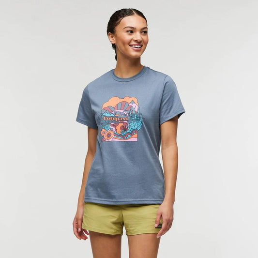 Cotopaxi - Cotopaxi Women’s Utopia Organic T-Shirt - The Shoe Collective