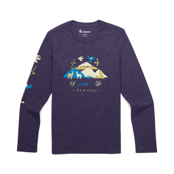 Cotopaxi - Cotopaxi Womens Solstice LongSleeve T-Shirt Maritime pic 1 - The Shoe Collective