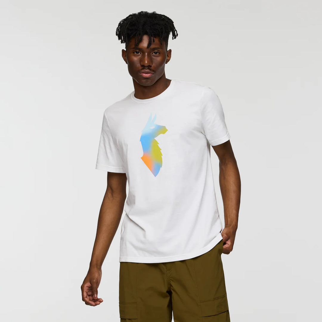 Cotopaxi Bitmap Llama T-Shirt - White - main view