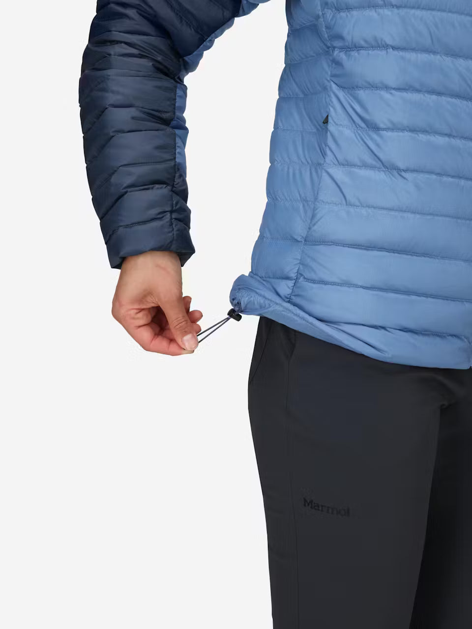 Marmot Women's Hype Down Hoody  Thunderhead/Rain Cloud 3