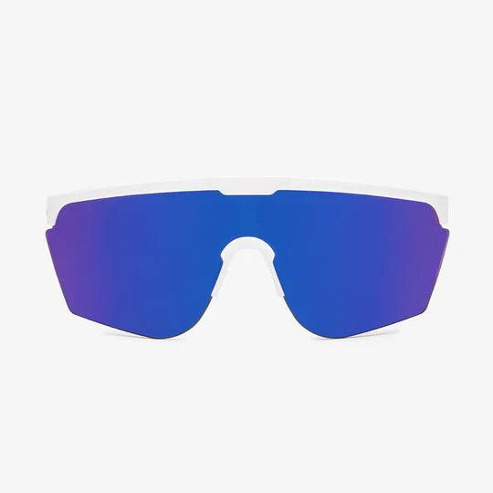 Electric Sunglasses - Cove Sunglasses Gloss White/Grey Plasma Chrome pic 1 - The Shoe Collective