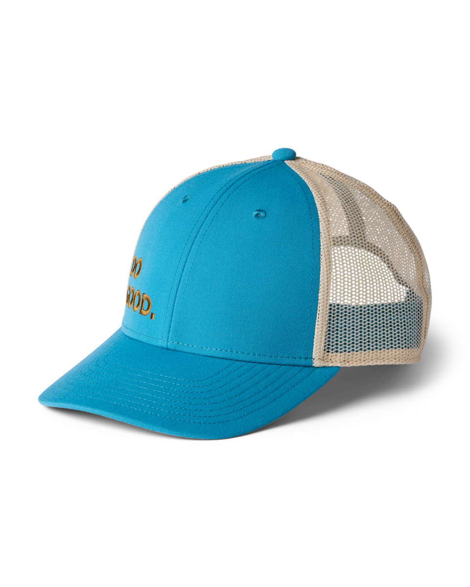 Cotopaxi Do Good Trucker Hat in multiple colorways and angles - View 10
