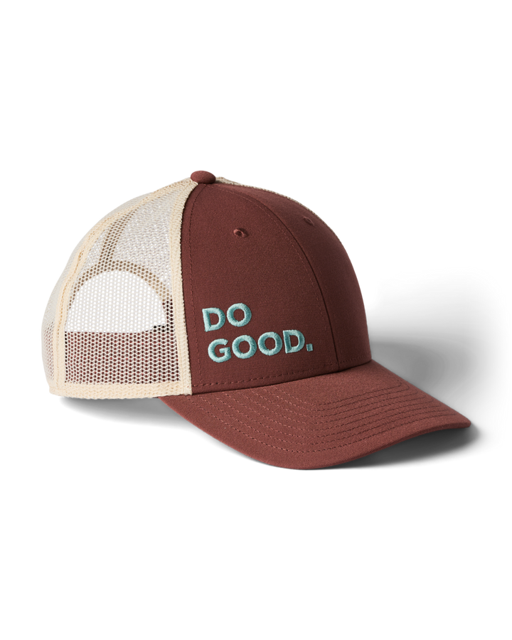 Cotopaxi Do Good Trucker Hat in multiple colorways showing front, back, and side views - View 8