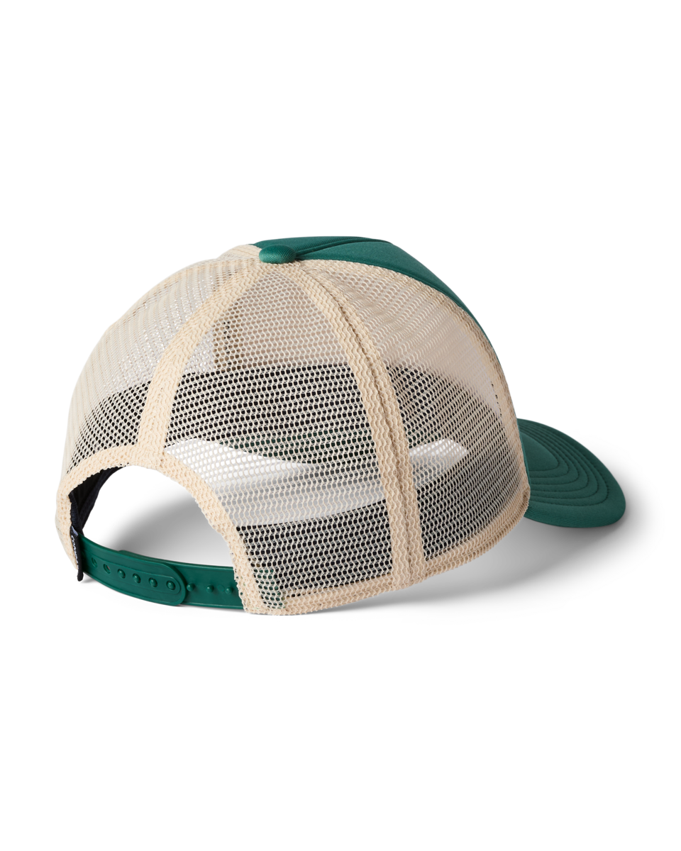 Cotopaxi Vintage Trucker Hat in Juniper - back view