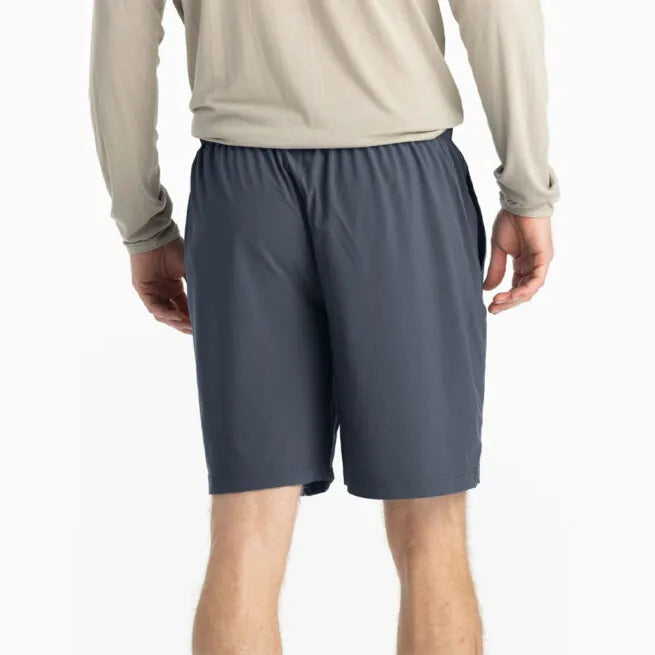 Free Fly Mens Breeze Short - Blue Dusk II, back
