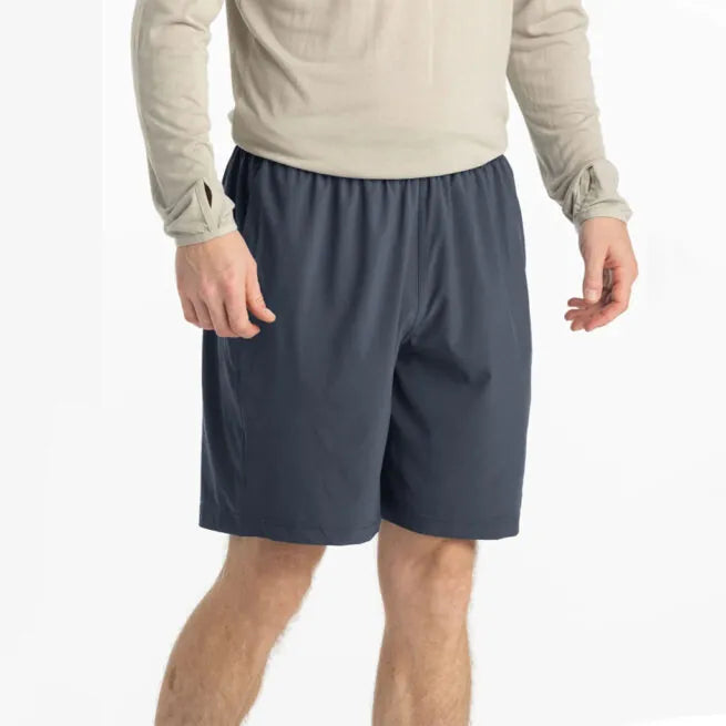 Free Fly Mens Breeze Short - Blue Dusk II, side