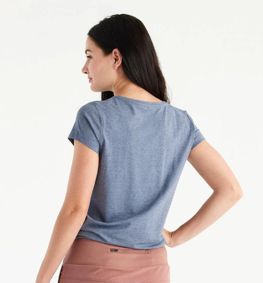 Free Fly - Free Fly Women’s Bamboo Current Tee - The Shoe Collective