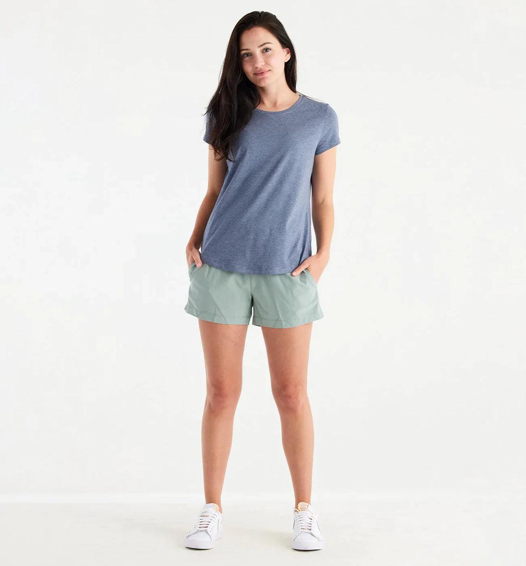 Free Fly - Free Fly Women’s Bamboo Current Tee - The Shoe Collective