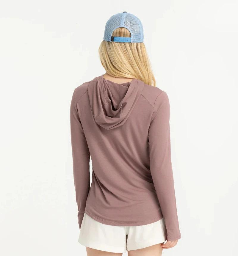 Free Fly - Free Fly Women’s Bamboo Shade Hoodie II Fig - The Shoe Collective