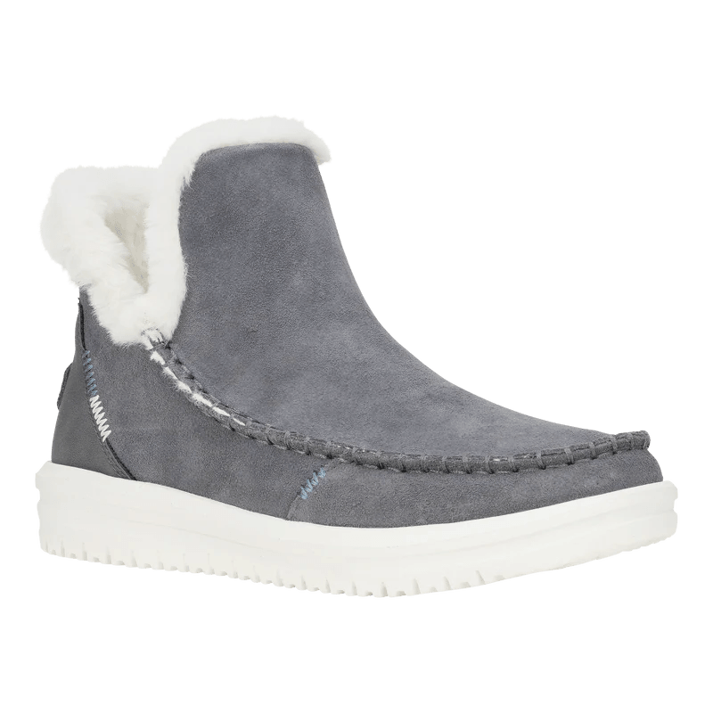 Hey Dude Camden Suede Charcoal