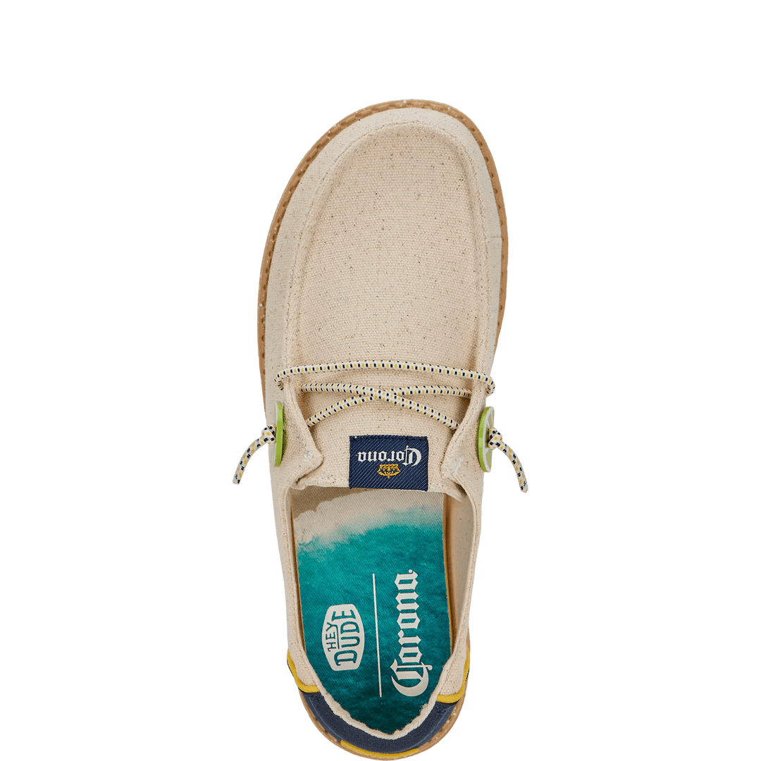 Hey Dude - Hey Dude Women’s Wendy Corona Natural White pic 2 - The Shoe Collective