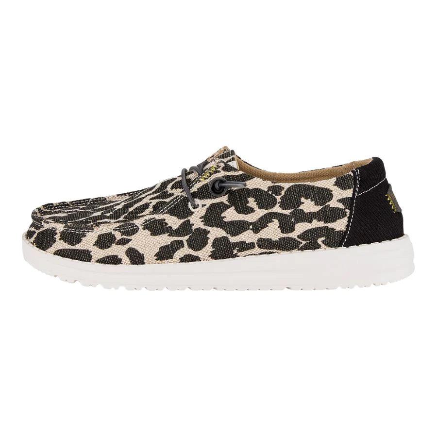 Hey Dude - Wendy Leopard Sparkle Leopard Tan pic 1 - The Shoe Collective