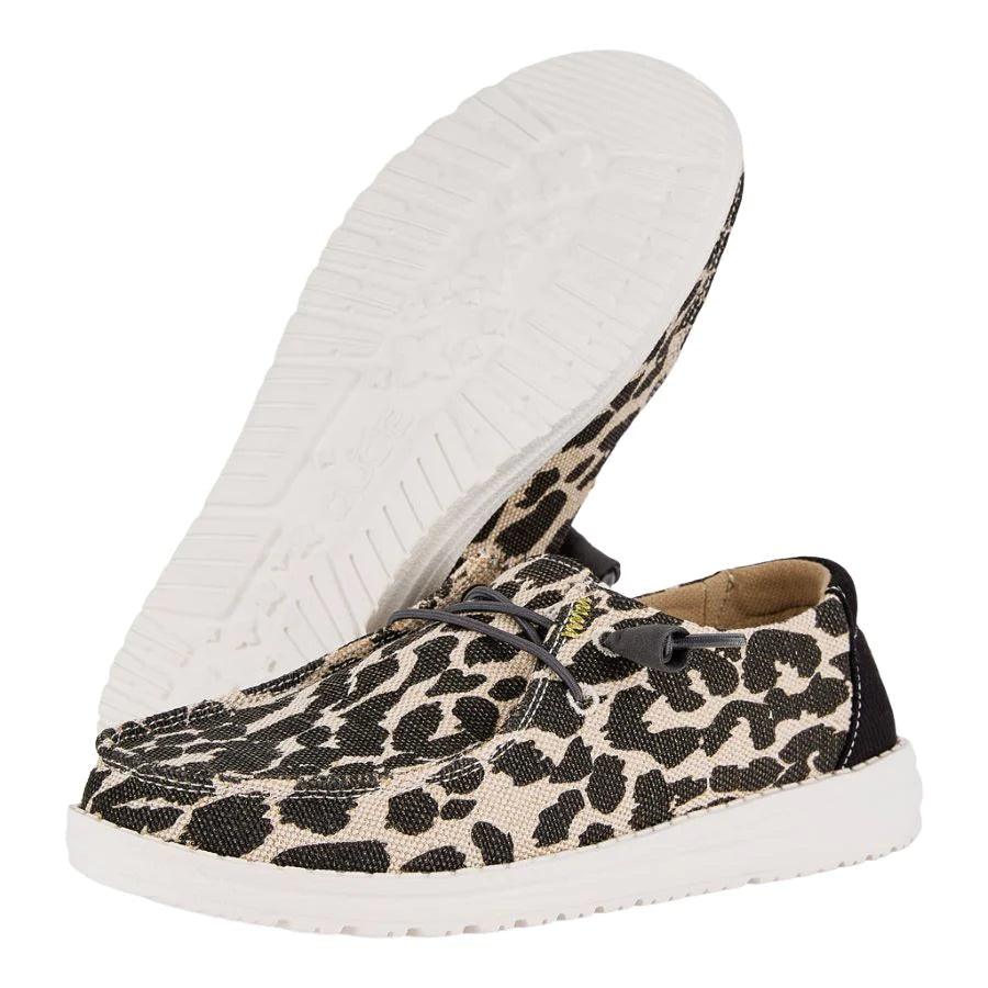 Hey Dude - Wendy Leopard Sparkle Leopard Tan pic 3 - The Shoe Collective