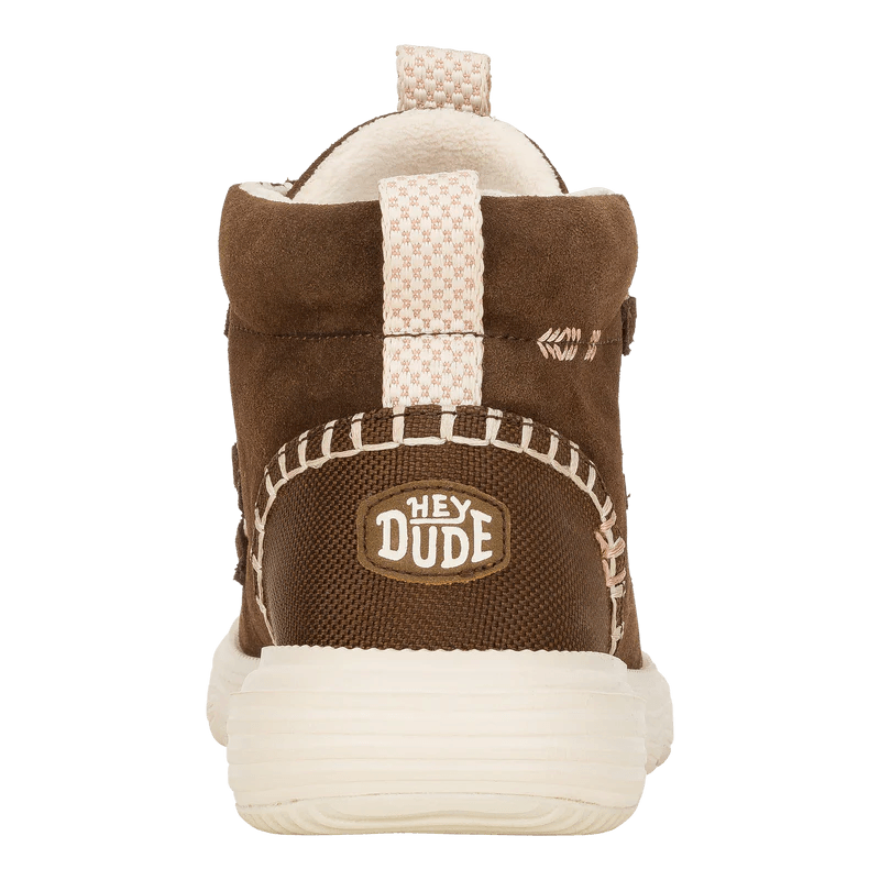 Hey Dude - Women’s Reyes Suede Boot Espresso Espresso pic 2 - The Shoe Collective