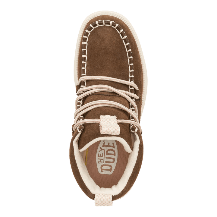 Hey Dude - Women’s Reyes Suede Boot Espresso Espresso pic 7 - The Shoe Collective