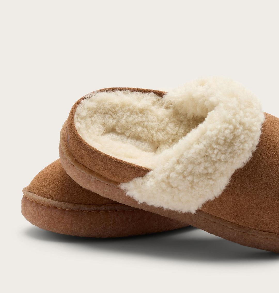 Sorel Women’s Nakiska III Slide Slipper - Velvet Tan, Gum 2 8