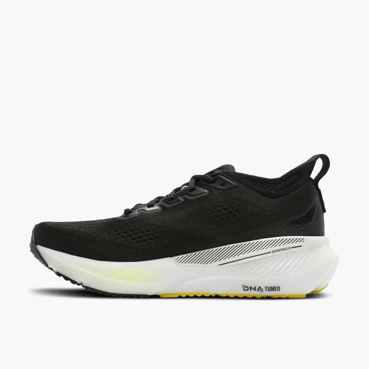 Brooks Men’s Glycerin GTS 23 Running Shoe - Black/Cyber Yellow/Nightlife 4