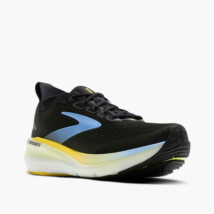 Brooks Men’s Glycerin GTS 23 Running Shoe - Black/Cyber Yellow/Nightlife 2
