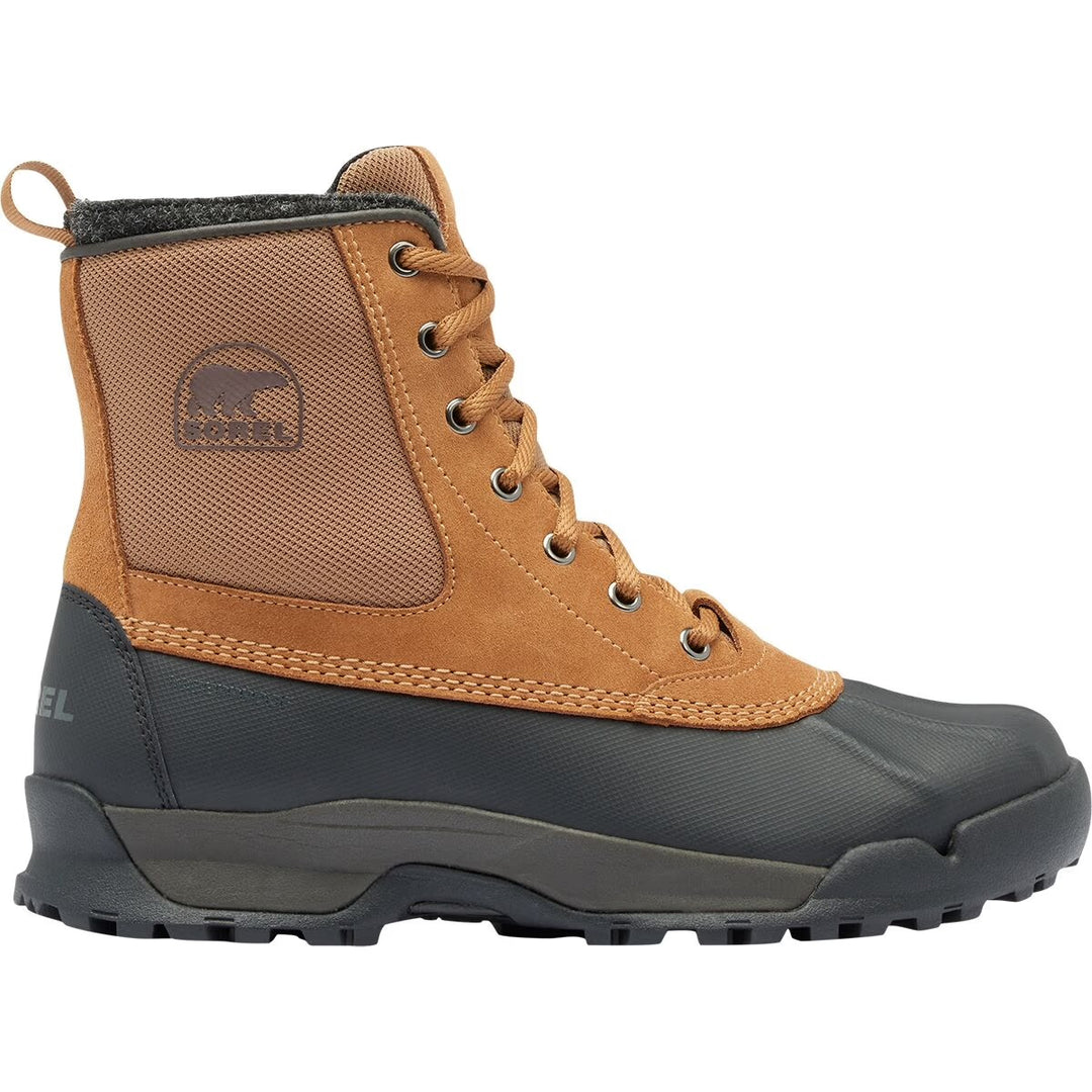 Sorel Men’s Buxton Lite Waterproof Boot - Elk, Black 