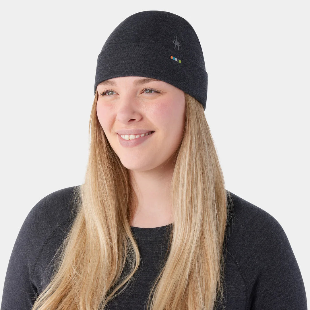 Smartwool Thermal Reversible Cuffed Beanie - Charcoal 1