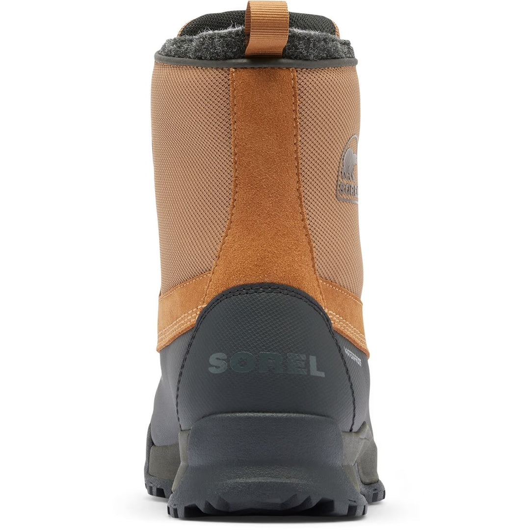 Sorel Men’s Buxton Lite Waterproof Boot - Elk, Black 5