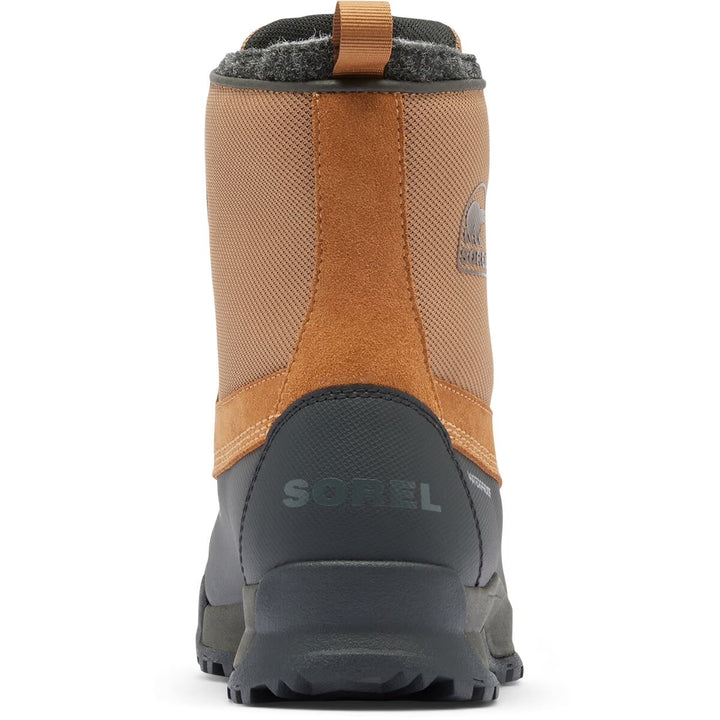Sorel Men’s Buxton Lite Waterproof Boot - Elk, Black 5