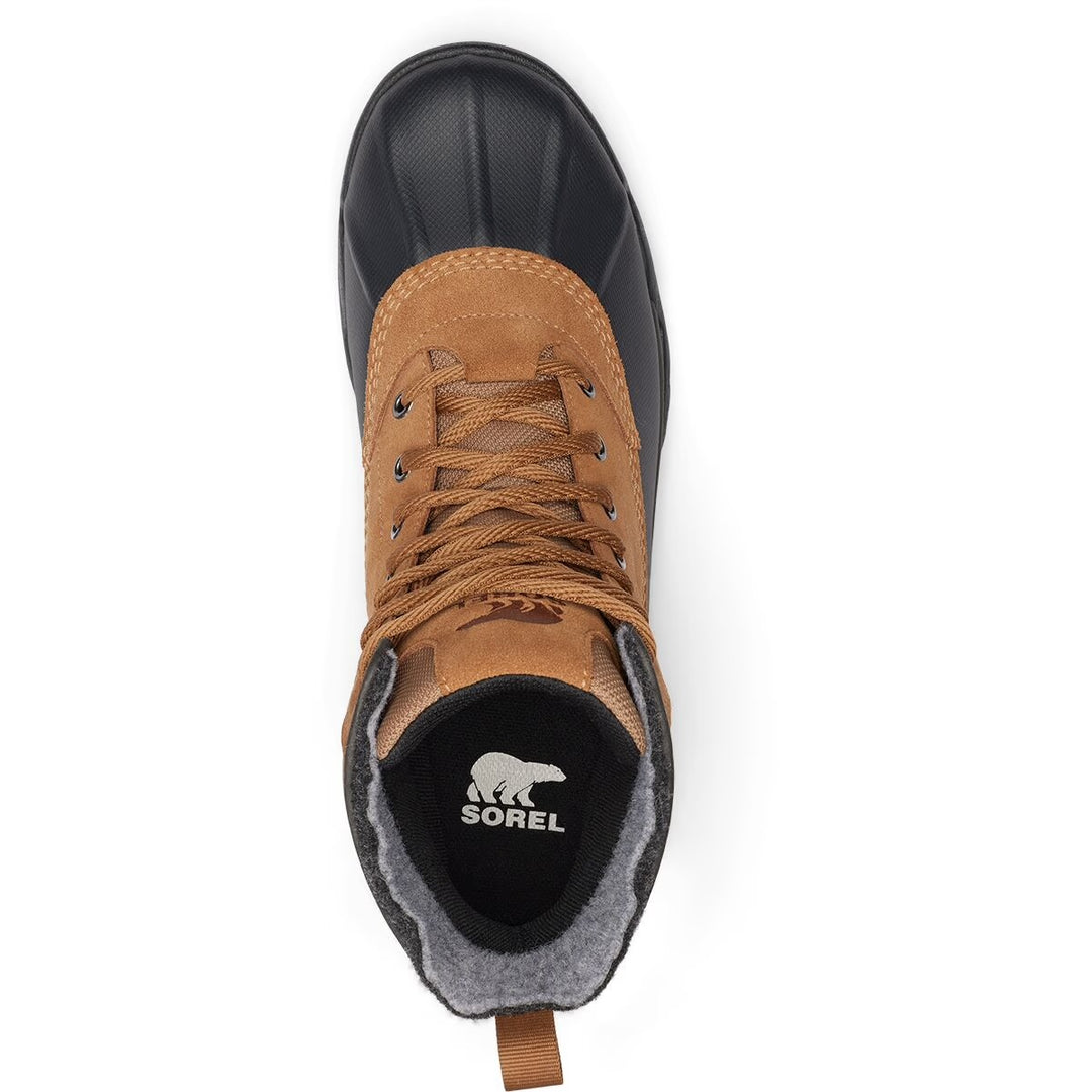 Sorel Men’s Buxton Lite Waterproof Boot - Elk, Black 3