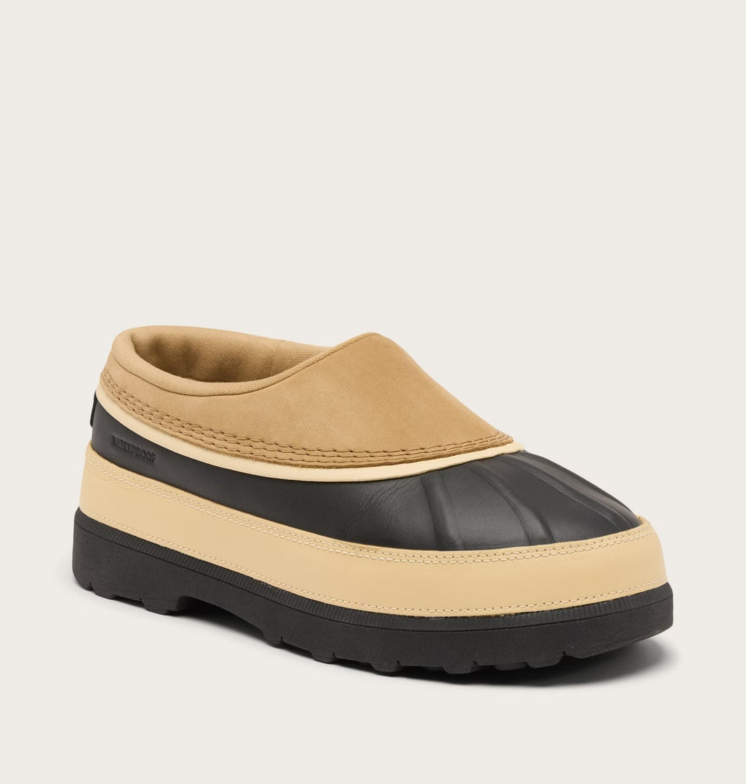Sorel Women’s Ambler Waterproof Clog - Caribou Buff, Black 2
