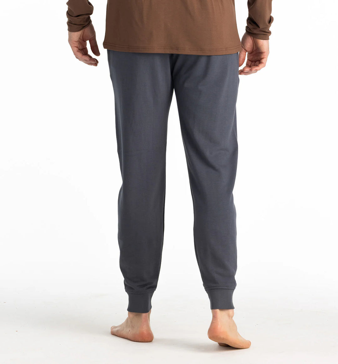 Free Fly Men’s Bamboo Lightweight Fleece Jogger back view