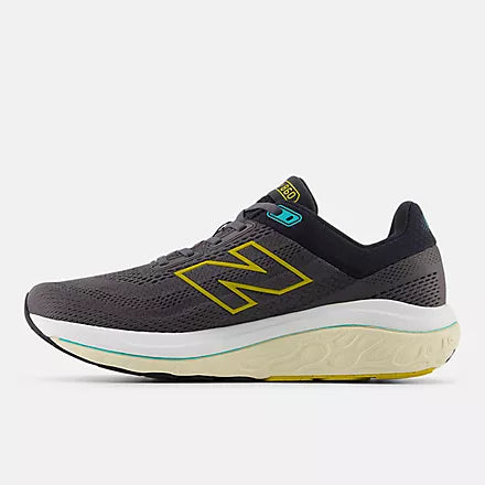 New Balance Men's Fresh Foam 860v14 Running Shoes - Magnet w Ginger Lemon /Cyber Jade 2