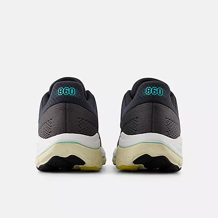 New Balance Men's Fresh Foam 860v14 Running Shoes - Magnet w Ginger Lemon /Cyber Jade 4