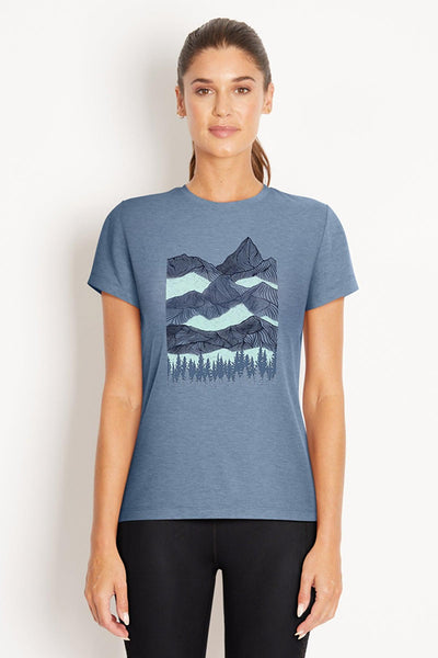 Marika - Marika Women’s Willow Tee Denim Mountains Denim Mountains pic 1 - The Shoe Collective