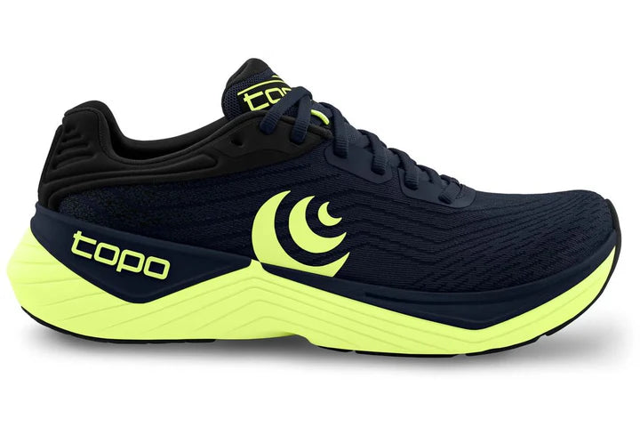 Topo Athletic Men's Ultrafly 5 Running Shoe Navy / Lime