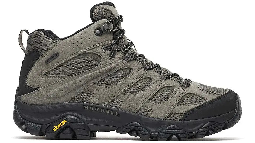 Merrell Men's Moab 3 Mid Waterproof Boot - Talus/Black