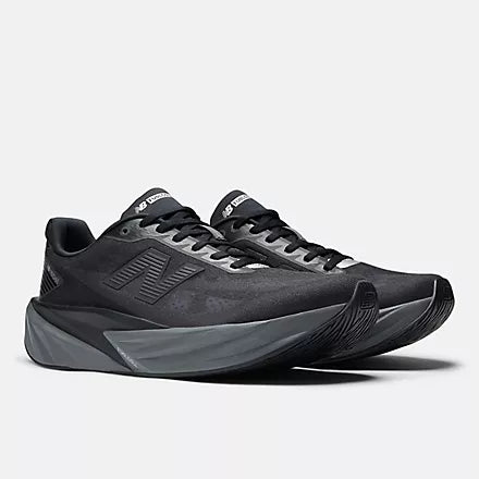 New Balance Men's Fuel Cell Rebel V5 Running Shoes - Black/Grey 1
