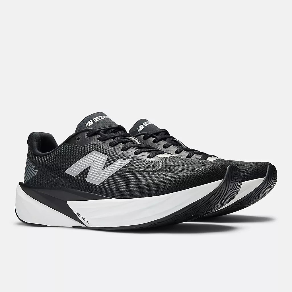 New Balance Men's FuelCell Rebel V5 Black/White 3