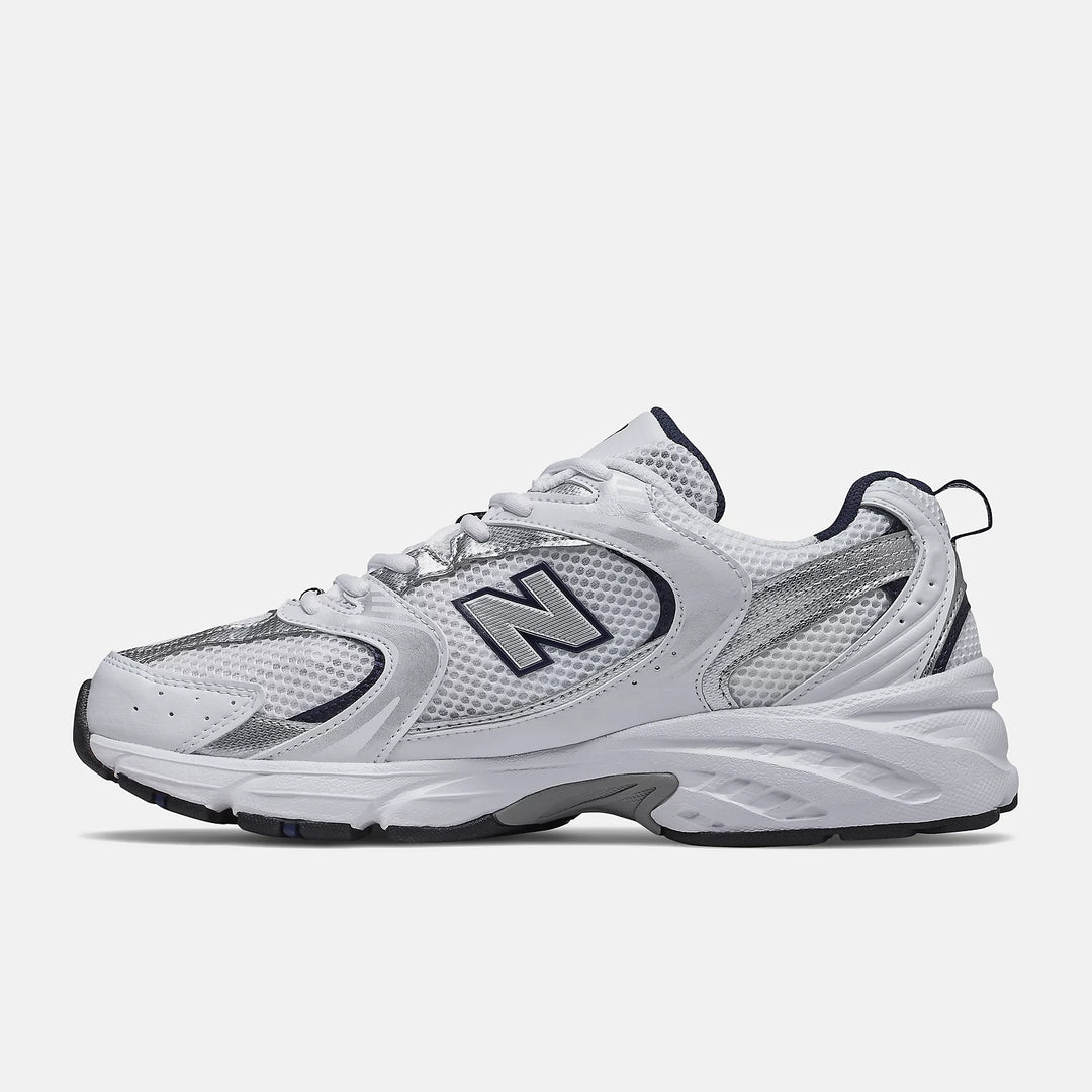 New Balance 530 Shoe - White with Natural Indigo inside view