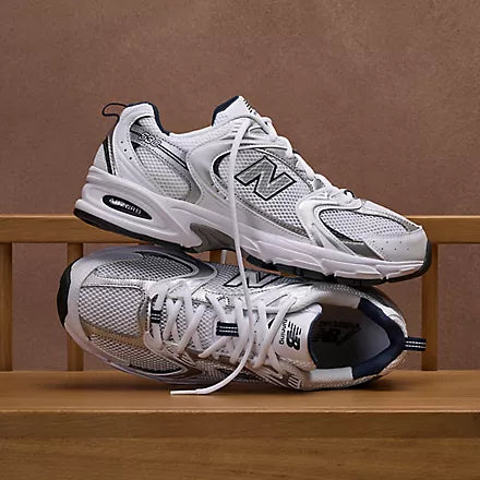 New Balance 530 Shoe - White/Indigo 1
