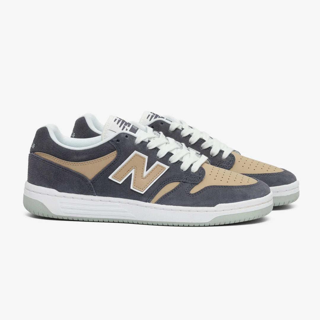 New Balance Numeric 480 Skate Shoe - Purple/Tan/Aloe 1