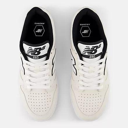 New Balance Numeric - New Balance Numeric Unisex 480 White Black - The Shoe Collective