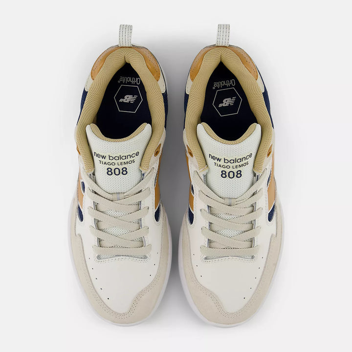 New Balance Numeric Tiago Lemos 808 Lite Beige/Blue 3