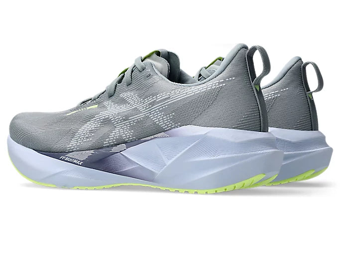 ASICS Women’s Novablast 5 Gravel / Blue Fade 2