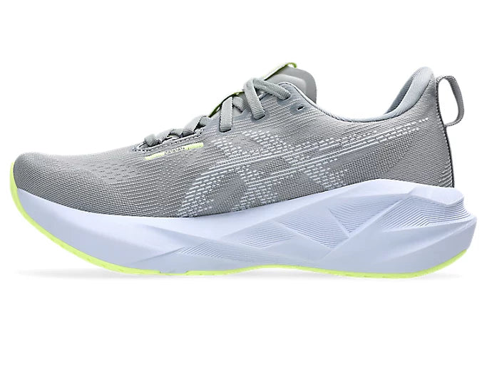 ASICS Women’s Novablast 5 Gravel / Blue Fade 3