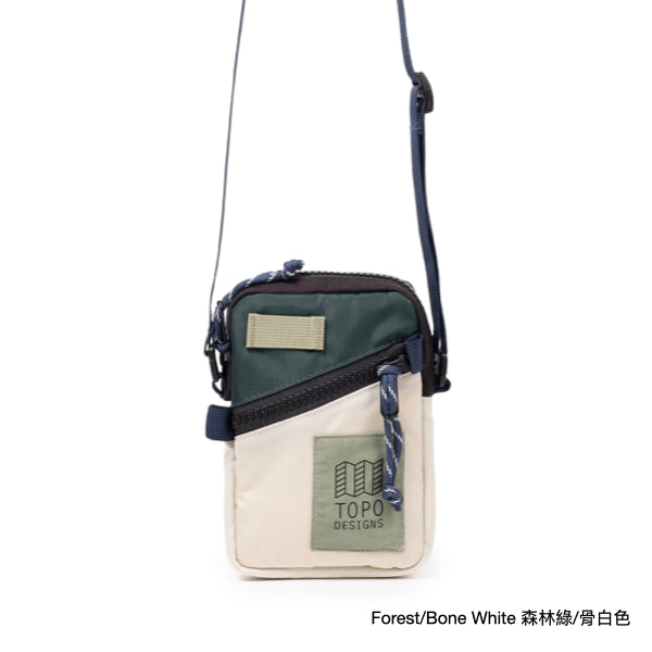 Topo Designs Mini Shoulder Bag in Forest/Bone White