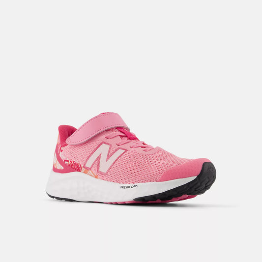 New Balance Kids Fresh Foam Arishi V4 Bungee Lace Shoes Pink 2