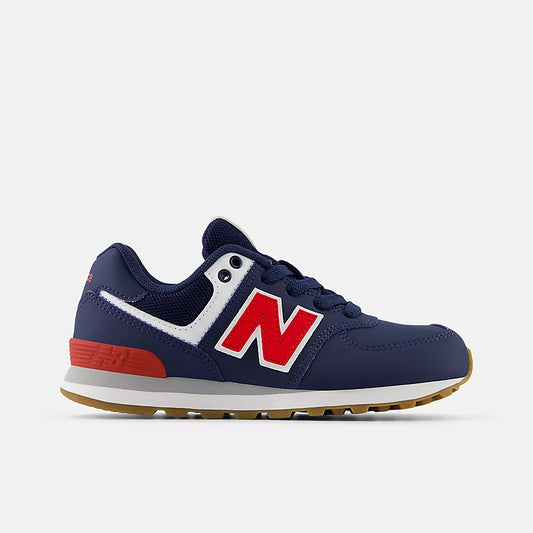 New Balance Kids 574 - NB Navy/Team Red 