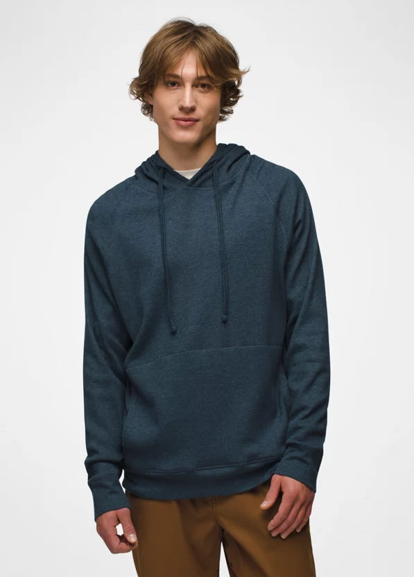 prAna - Prana Men's Touchstone Hoodie Stormy Night Heather pic 1 - The Shoe Collective