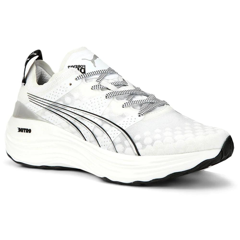 Puma ForeverRun Nitro Men s Running Shoes White Black 10.5