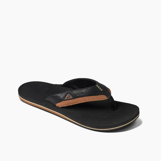 Reef Men's Cushion Dawn Sandal - Black/Tan 