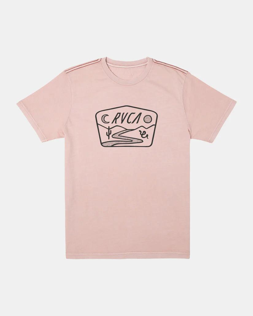 RVCA - RVCA Men's Borrego Tee Pale Mauve pic 1 - The Shoe Collective